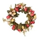 thumbnail image 4 of Guirnalda de rosas artificiales hecha a mano con flores artificiales rojo, 4 of 9