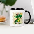 thumbnail image 3 of CafePress - Baby Dragon Cute Cartoon Mugs - 11 oz Ceramic Mug - Novelty Coffee Tea Cup, 3 of 4