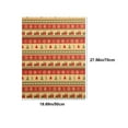 thumbnail image 5 of Vggrvlo Christmas Wrapping Paper Roll 28 Wrapping Paper Papercraft Snowmen, Candy Canes, Tree, Socks, Snowflakes, Happy New Year Bulk Wrapping Paper for Christmas, Holiday, Party Brown, 5 of 6