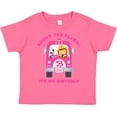 thumbnail image 3 of Inktastic Fire Truck Girl 3rd Birthday Girls Toddler T-Shirt, 3 of 5