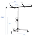 thumbnail image 4 of Huloretions Lift Panel,Sheetrock Jack Lifter for Ceiling Construction Tools,Door Panel Lifting Cabinet Jack,150Lbs Load Capacity, 4 of 6