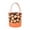 Orange, variant on Halloween Pumpkin Candy Basket, Flax Candy Bag Tote with Handle for Trick Or Treat, Reusable Gift Storage Bucket for Halloween Party Decorations