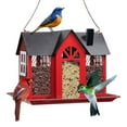 thumbnail image 5 of Squirrel-Proof Wild Bird Feeder - Durable Metal Hanging Feeder with 3 Ports - Attracts Cardinals, Finches & Songbirds - Easy to Fill & Clean, 5 of 6