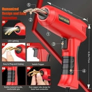 Upgrade 200W Plastic Welder, 1200PCS Hot Staples& 56PCS Welding Rods Plastic Welding Kit, 3 IN 1 Plastic Welding Gun, Plastic Repair Kit for Car Bumpers/Kayaks Plastic Repairs