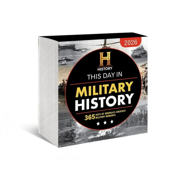 Moments in History(tm) Calendars 2026 History Channel This Day in Military History Boxed Calendar: 365 Days of America's Greatest Military Moments, (Paperback)