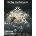 thumbnail image 3 of Fixdono 2 Pack LED Garage Lights Bulb, Ultra Bright 6500K 2200LM Garage Ceiling Shop Light E26/E27, 3 of 8