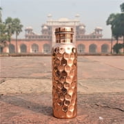 Diamond Cut Design Pure Copper Bottle
