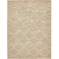 thumbnail image 2 of Rugs.com Lattice Shag Collection Rug – 9' x 12' Beige Shag Rug Perfect For Living Rooms, Large Dining Rooms, Open Floorplans, 2 of 7