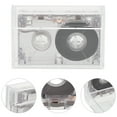 thumbnail image 4 of 2 mini casetes vírgenes de 60 minutos para grabación de voz, máquinas de entrevistas, casete de audio transparente para música y voz., 4 of 8
