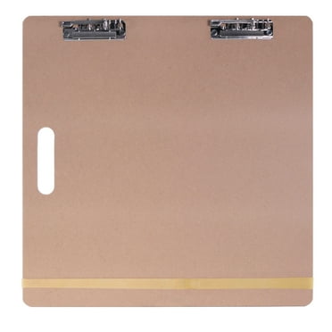 US Art Supply® 18"x18" Artist Field Sketch Tote Board Drawing Heavy-Duty Clip