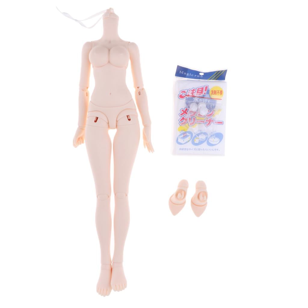 Doll Body Parts Hands Joints Model for 14 BJD Doll Acsessory White Skin 