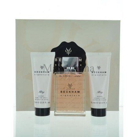 David Beckham Signature Story For Women 3pcs Set - 2.5oz EDT, Lotion & Shower