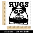 thumbnail image 2 of Hugs Panda Parent Child Self-Inking Rubber Stamp Ink Stamper - Red Ink - Large 1-1/2 Inch, 2 of 7