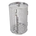 thumbnail image 3 of Cilindro de malla para asar, perfecto para acampar y hacer picnics, cesta rodante para barbacoa de acero inoxidable de 18 cm de altura, 3 of 8