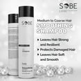 thumbnail image 4 of SOBE LUXE - Smoothing Shampoo for All Hair Types, Sulfate Free 10 Oz - Moisturizes, Strengthens, Protects Color and Repair - With Panthenol and Amino Acids, 4 of 7