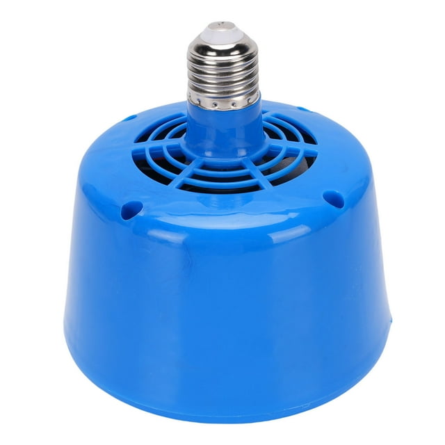 Reptile Heat Lamp Bulb, Auto Temperature Control Heating Light Energy Efficient Water Proof Basking Lighting Lightfixture for Reptile Terrariums Small Animals 5.24x5.71in