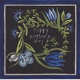 thumbnail image 2 of Shamp, Cindy 12x12 Gold Ornate Wood Framed with Double Matting Museum Art Print Titled - Blue Flowers II, 2 of 4
