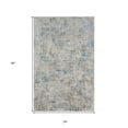 thumbnail image 5 of HomeRoots 554390 2 x 3 ft. Blue & Ivory Abstract Rectangle Area Rug, 5 of 11
