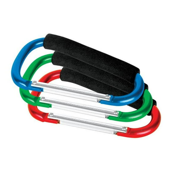 Outil de Performance 5990668 Aluminium Assorti Couleur Jumbo Mousqueton - Pack de 6
