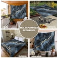 thumbnail image 6 of Navy Blue Marble Tapestry for Bedroom Wall Hanging Tapestry, Luxury Abstract Modern Ceiling Backdrop Tapestries Poster Blanket Wall Decor for Teens Room Living Room Dorm 51" x 59", 6 of 8