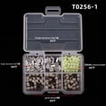 thumbnail image 2 of MYG 170pcs Crimp Sleeves Fishing Rolling Snap Swivels Beads Balance line group, 2 of 6