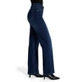 thumbnail image 3 of SEVEGO Women's 32"/34"/36" Tall Straight Leg Jeans Mid Waisted Stretchy Loose Denim Pants Casual Baggy Jean Trousers, 3 of 9