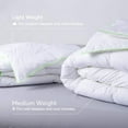 thumbnail image 5 of KASENTEX  Goose Down Comforter Corner Tabs, Baffle Box Cotton Blend Duvet Insert California King - All Season, 5 of 5