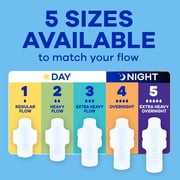Always Infinity Feminine Pads, Size 1 Regular, with Wings, Unscented, 18 Count