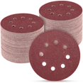 thumbnail image 1 of Discos de lijado POTUINOM, 100 unidades, 12,5 cm, grano 60, para lijadora orbital, 1 of 8
