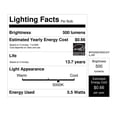 thumbnail image 6 of Feit Enhance G25 E26 (Medium) Filament LED Bulb Daylight 60 Watt Equivalence 1 pk, 6 of 6