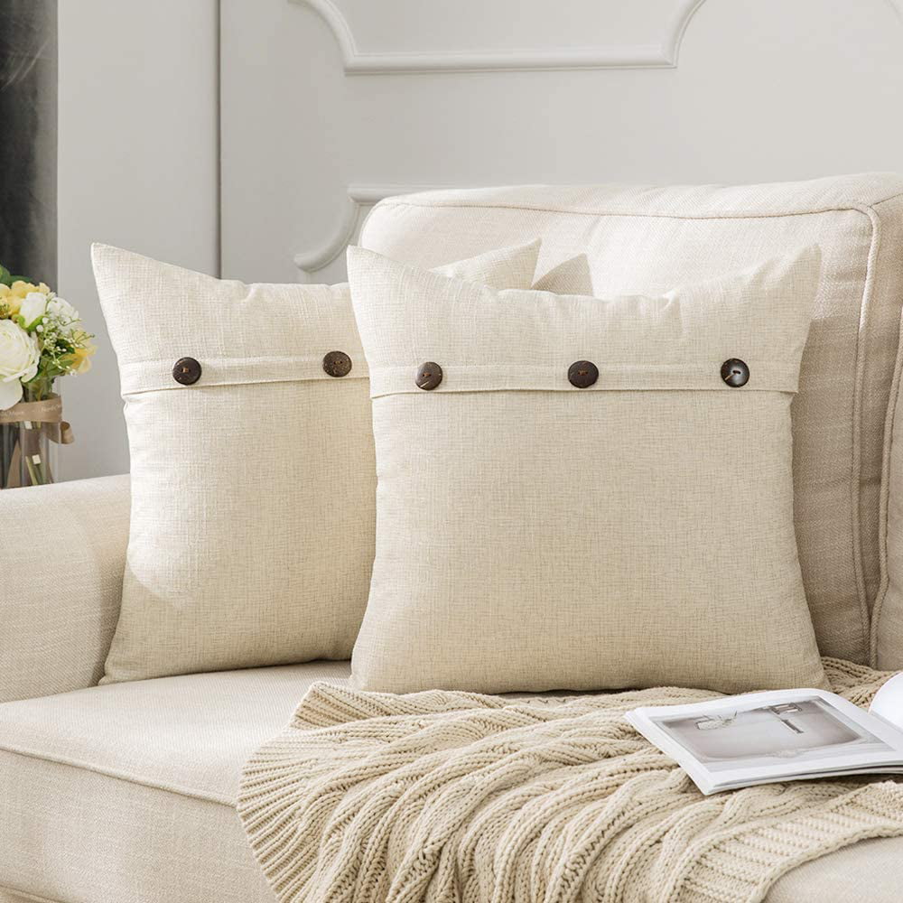 Throw Pillow Covers Vintage Sunflower Case Cushion Sofa Linen Home Cotton M8N5 