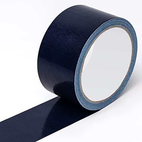 Navy Blue Duct Tape- 2 inches x 10 Yards, Heavy Duty Duct Tape, Waterproof, Resistant, NO-Residue, UV Blocking, Pack of 1 Navy Blue 2in*10yard Navy Blue 2in*10yard