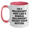 White/Pink, variant on Millwright Gifts from Friends for Birthday - Funny Two Tone Coffee Mug with Quote 'I'm A Millwright. Just Like A Normal Millwright Except Much Hotter.'