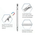 thumbnail image 4 of Uxcell 2pcs Magnetic Double Ended Screwdriver Bit 6mm PH2 5"/125mm 1/4" Shank Phillips Cross Slotted Flat Screw Driver Bit, 4 of 7