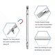 thumbnail image 4 of Uxcell 2pcs Punta de destornillador magnética de doble extremo 6mm PH2/SL6 5"/125mm 1/4" Shank Phillips cruzado ranurado plano, 4 of 7