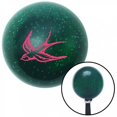 thumbnail image 1 of American Shifter  Pink Swallow Green Metal Flake Shift Knob with M16 x 1.5 Insert Shifter Auto Manual, 1 of 1