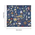 thumbnail image 3 of Sikiie Marine Nautical tapestry wall hanging home decor for bedrooms, living rooms, dorms 60x51in, 3 of 6