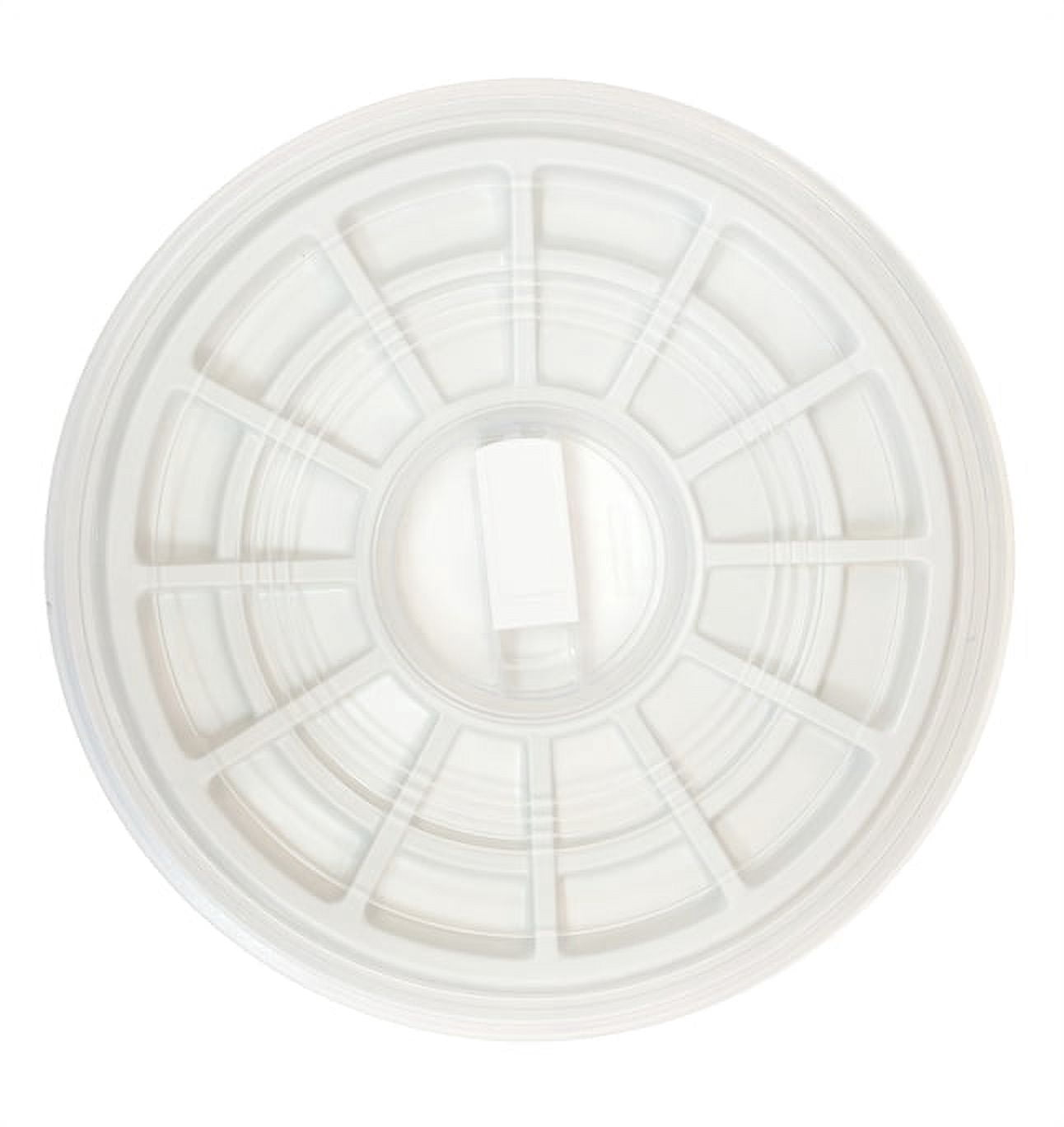 Jack Richeson Paint Saver Palette System with Plastic Insert, 11.5" x 1", 24 Wells, White