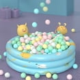 thumbnail image 1 of Ensemble de 100 Pcs Balles de Fosse Colorées 7 cm Épaissies en PE Anti-Écrasement Sans BPA Ni Phtalates Sûres Intérieur Extérieur Bébé Tout-Petit Enfants Balles Océaniques Kit de Jouets pour Piscine, 1 of 7