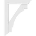 thumbnail image 3 of 3"W x 24"D x 32"H Standard Merced Architectural Grade PVC Bracket with Traditional Ends, 3 of 11