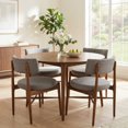 thumbnail image 1 of Comedor moderno circular para 4 personas color gris, 1 of 7