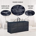 thumbnail image 4 of Heavy Duty 600D Waterproof  Outdoor Cushion Storage Bag with Handles and Zipper, 4 of 6