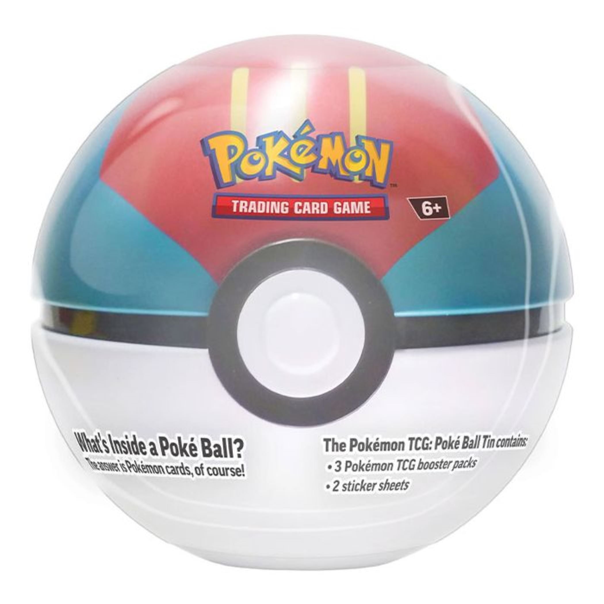 Pokemon Trading Card Games Poke Ball Tin with 3 packs per Ball- Lure Ball  Edition