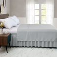 thumbnail image 3 of Faldón de cama de poliéster elástico volador, faldón de cama elástico, faldón de cama, faldón de cama (gris claro: 60*80 + 15 pulgadas Sincero Electrónica, 3 of 5