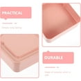 thumbnail image 3 of 1 Pc Toast Shape Sandwich Box,Sandwich Containers for Picnic,Sandwich Box for Lunch Box,Sandwich Box Plastic Container with Lid,Sandwich Keeper for Adults Prep Microwave (Pink), 3 of 7