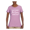 thumbnail image 2 of Wild Bobby Plot Twist He Lives Luke 24:23 Inspirational/Christian Women Graphic Tee, Light Pink, Large, 2 of 5
