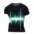 thumbnail image 5 of Mens Vintage Designer Raglan T-Shirt Short Sleeve Printed Summer Round Neck Top Casual T-Shirt, 5 of 5