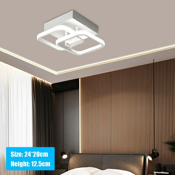 CNCEST Acrylic LED Ceiling Light Living Room Bedroom Home Decor Lamp Modern Fixtures