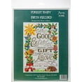 thumbnail image 2 of M & R Technologies 3138 6" x 9" Forest Baby Birth Record 14 Imaginating Counted Cross Stitch Kit, Multicolor, 2 of 2