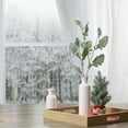 thumbnail image 2 of Northlight 32" Green Frosted Oak Leaf Artificial Christmas Spray, 2 of 3